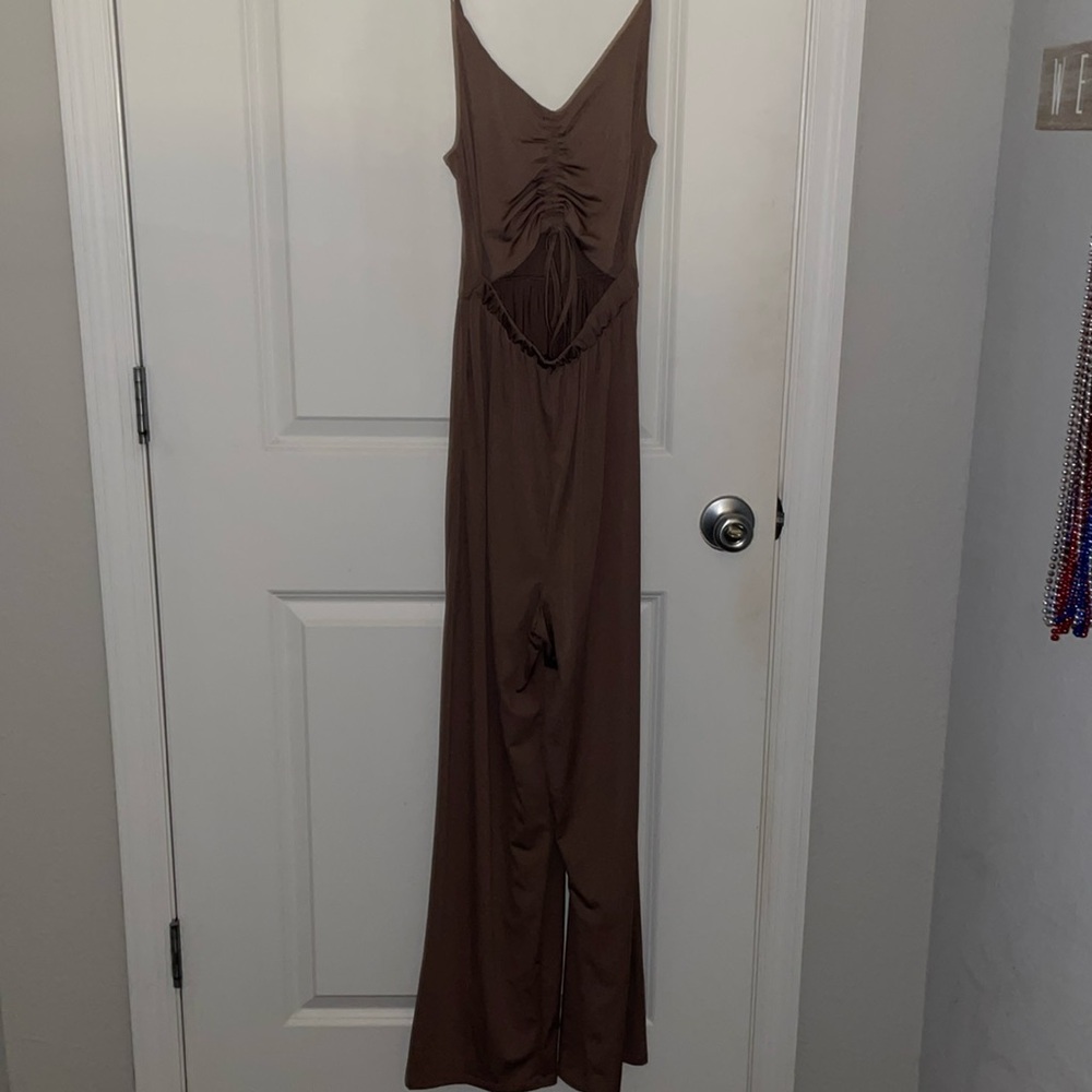 Love tree brown jumpsuit